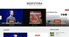 Desktop Screenshot of nexfutura.com