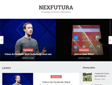 Tablet Screenshot of nexfutura.com